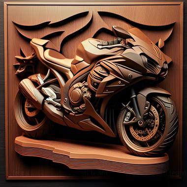 3D модель Yamaha FZ6 (STL)